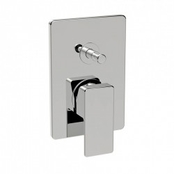 Μίκτης Εντοιχισμού 2 Εξόδων La Torre Profili Plus Chrome 45050R-100 Χρωμέ 