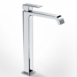 Μπαταρία Νιπτήρος Ψηλή La Torre Profili Plus Chrome 46501-100 Χρωμέ Με Βαλβίδα Clic-Clac