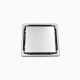 Σχάρα Duscheline Τετράγωνη Santo 15x15 mm με έξοδο Φ 100mm DU-697100 Inox Χρωμέ Γυαλιστερό