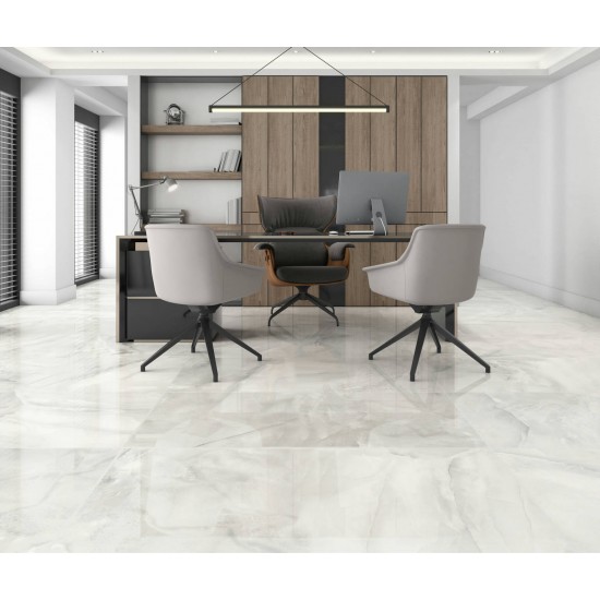 Πλακάκι Potomac Blanco Pulido Α' 100x100 Λευκό Μαρμαριζέ Γυαλιστερό Πλακάκι Potomac Blanco Pulido Α' 100x100 Λευκό Μαρμαριζέ Γυαλιστερό