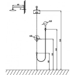 Σετ Mπαταρίας Eντοιχισμού Nτους Karag Artemis SO510 Ροζ Χρυσό