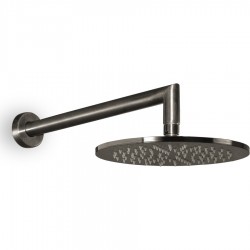 Κεφαλή Ντουζ Με Βραχίονα Armando Vicario RV50000-410 + RV50809-410 Black Brushed