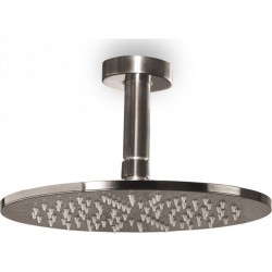 Κεφαλή Ντους με Βραχίονα Eurorama R500000 και R50813 Black Brushed