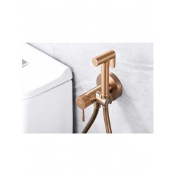 Μπαταρία Πλύσης Μπιντέ IMEX LINE RDD038/ORC Ροζ Χρυσό Ματ/ Χαλκού