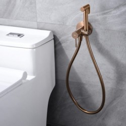 Μπαταρία Πλύσης Μπιντέ IMEX LINE RDD038/ORC Ροζ Χρυσό Ματ/ Χαλκού