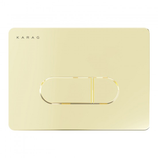 Πλακέτα Χειρισμού Karag Διπλή Siena S228-021 Χρυσή Ματ Πλακέτα Χειρισμού Karag Διπλή Siena S228-021 Χρυσή Ματ