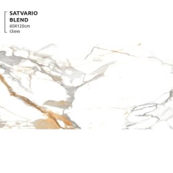 Πλακάκι Satvario Blend 60Χ120 Μάρμαρο Γυαλιστερό Rettificato