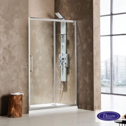 Καμπίνα Ντουζιέρας Ευθύγραμμη Devon Primus Plus Slider 1+1 141-144 x 195 cm Χρωμέ Καμπίνα Ντουζιέρας Ευθύγραμμη Devon Primus Plus Slider 1+1 141-144 x 195 cm Χρωμέ