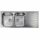 Ανοξείδωτος Νεροχύτης 116×50 Ένθετος Sanitec Cometa 11457 2VR Inox Σατινέ Ανοξείδωτος Νεροχύτης 116×50 Ένθετος Sanitec Cometa 11457 2VR Inox Σατινέ