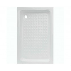 Ντουζιέρα Ορθογώνια Tema Simple 70x100x9cm SI70100 Λευκό