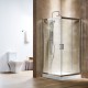 Τετράγωνη Καμπίνα Ντουζιέρας Tema New Line 90×90x180 Clear NL9090 Chrome Τετράγωνη Καμπίνα Ντουζιέρας Tema New Line 90×90x180 Clear NL9090 Chrome