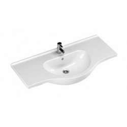 Νιπτήρας Επίπλου Πορσελάνης 65.5x48cm Tema Yak65 Λευκό