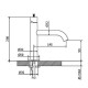 Μπαταρία Νιπτήρος Teorema Programe One 321004 Soft Brass Μπρονζέ Μπαταρία Νιπτήρος Teorema Programe One 321004 Soft Brass Μπρονζέ