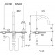 Μπαταρία Νιπτήρος 3 Οπών Teorema Programe One 321010 Soft Brass Μπρονζέ Μπαταρία Νιπτήρος 3 Οπών Teorema Programe One 321010 Soft Brass Μπρονζέ