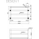 Θερμαντικό σώμα μπάνιου DESIGN 1 250×500×350mm KARAG Θερμαντικό σώμα μπάνιου DESIGN 1 250×500×350mm KARAG