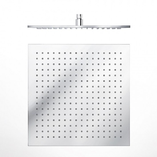 Τετράγωνη Κεφαλή Ντουζ 30x30cm Almar Emotion με βραχίονα 35cm E044043-100 + C23500 Χρωμέ
