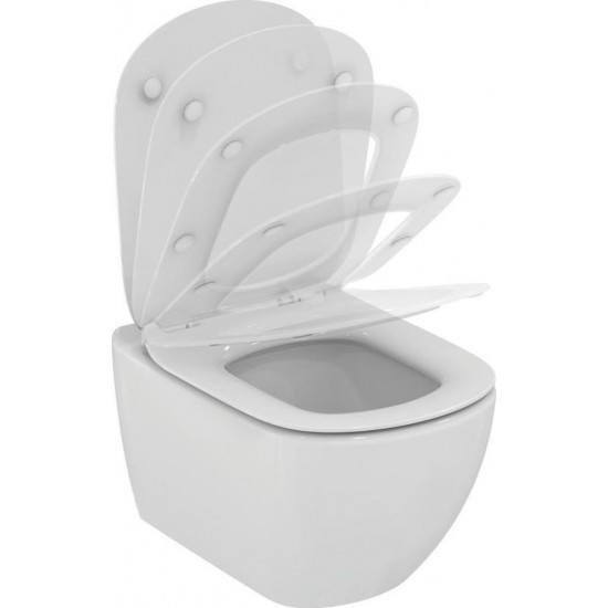 Λεκάνη Κρεμαστή Ideal Standard Tesi II Aquablade Λευκή Πορσελάνης 53 εκ. Με Κάλυμμα Slim Normal Close T352801 Λεκάνη Κρεμαστή Ideal Standard Tesi II Aquablade Λευκή Πορσελάνης 53 εκ. Με Κάλυμμα Slim Normal Close T352801