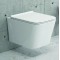 Λεκάνη Κρεμαστή Karag Rimless LT 003E Λευκή Πορσελάνης 53 εκ. με Κάλυμμα Duroplast Slim Soft Close