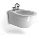 Μπιντέ Κρεμαστό Λευκό Πορσελάνης GSI Classic 8765-300 Ρετρό Vintage Οβάλ Βαρέως Τύπου