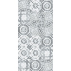 Πλακάκι Heritage 30x60 Γκρι Ματ Decor Patchwork