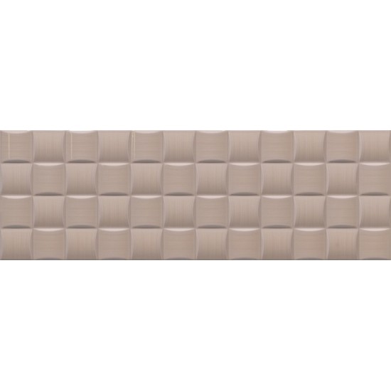 Πλακάκι Μπάνιου Linear Fango Decor (Καφέ) Decor 25x75 Γυαλιστερό