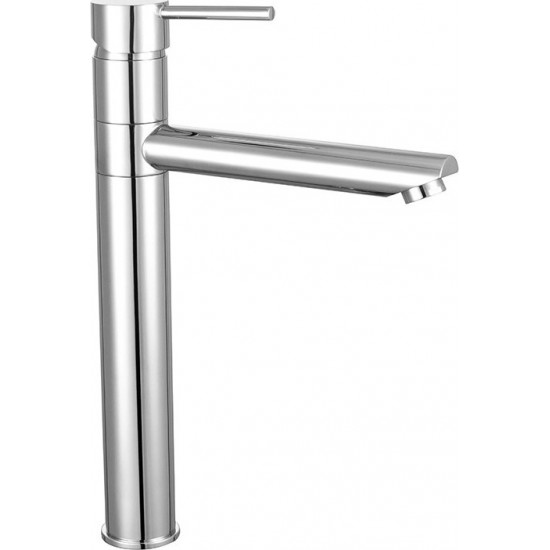 Μπαταρία Νιπτήρα Αναμεικτική Ψηλή Πάγκου για Επιτραπέζιο Νεροχύτη Ορειχάλκινη Viospiral Imani 10-6224 Χρωμέ 