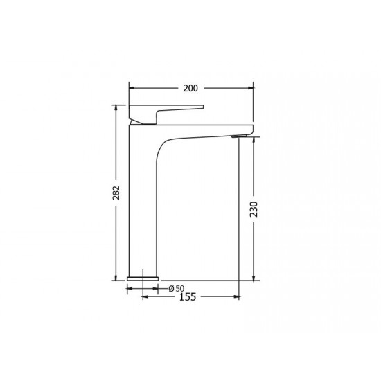 Μπαταρία Νιπτήρα Ψηλή Optima Plus Modea Χρωμέ 00-2504/1 για Επιτραπέζιο Νιπτήρα Μπαταρία Νιπτήρα Ψηλή Optima Plus Modea Χρωμέ 00-2504/1 για Επιτραπέζιο Νιπτήρα