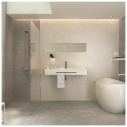 Πλακάκι Μπάνιου Bremen 4207 Perla 40x80 cm Ανοιχτό Γκρι