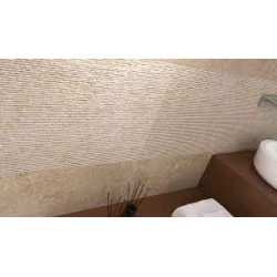Πλακάκι Μπάνιου Bremen 4207 Moka Relieve Decor 40x80 cm Καφέ