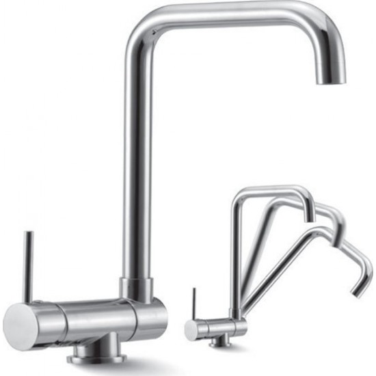Μπαταριά Κουζίνας Praxis TLWT02 Σπαστή Inox Σπαστή Χρωμέ με Περιστρεφόμενο/Ανακλινόμενο Ρουξούνι για χρήση Παραθύρου Μπαταριά Κουζίνας Praxis TLWT02 Σπαστή Inox Σπαστή Χρωμέ με Περιστρεφόμενο/Ανακλινόμενο Ρουξούνι για χρήση Παραθύρου