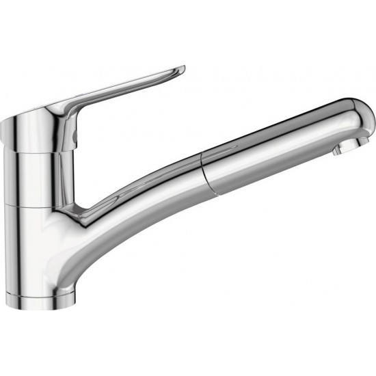 Μπαταρία Κουζίνας Okyris Porcher Ideal standard D0596AA Χρωμέ με Αποσπώμενο Ντουζάκι Μπαταρία Κουζίνας Okyris Porcher Ideal standard D0596AA Χρωμέ με Αποσπώμενο Ντουζάκι