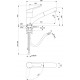 Μπαταρία Κουζίνας Okyris Porcher Ideal standard D0596AA Χρωμέ με Αποσπώμενο Ντουζάκι Μπαταρία Κουζίνας Okyris Porcher Ideal standard D0596AA Χρωμέ με Αποσπώμενο Ντουζάκι