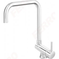 Μπαταριά Κουζίνας Ferro Toledo BTD4FUW Inox Σπαστή Χρωμέ με Περιστρεφόμενο/Ανακλινόμενο Ρουξούνι για χρήση Παραθύρου