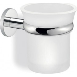 Ποτηροθήκη Μπάνιου Ορειχάλκινη Χρωμέ Twist A3-14301 Sanco με Κυκλική Ροζέτα Ποτηροθήκη Μπάνιου Ορειχάλκινη Χρωμέ Twist A3-14301 Sanco με Κυκλική Ροζέτα