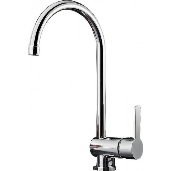 Μπαταρία Κουζίνας Πάγκου Armando Vicario Base 15710-100 Με Υψηλό Περιστρεφόμενο Ρουξούνι Χρωμέ Μπαταρία Κουζίνας Πάγκου Armando Vicario Base 15710-100 Με Υψηλό Περιστρεφόμενο Ρουξούνι Χρωμέ