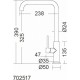 Μπαταρία Κουζίνας Πάγκου Eurorama 702517-111 Inox Με Υψηλό Περιστρεφόμενο Ρουξούνι 