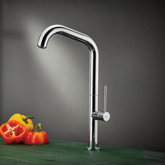 Μπαταρία Κουζίνας Πάγκου Carron Phoenix Tozo 48510-100 Χρωμέ Με Υψηλό Περιστρεφόμενο Ρουξούνι Μπαταρία Κουζίνας Πάγκου Carron Phoenix Tozo 48510-100 Χρωμέ Με Υψηλό Περιστρεφόμενο Ρουξούνι