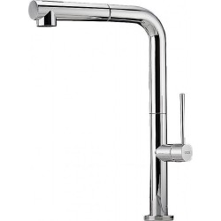 Μπαταρία Κουζίνας ΠάγκουArmando Vicario Tozo 48580-100 Χρωμέ Με Υψηλό Περιστρεφόμενο Ρουξούνι και Αποσπώμενο Ντουζ Διπλής Ροής (Shower/Spray) 