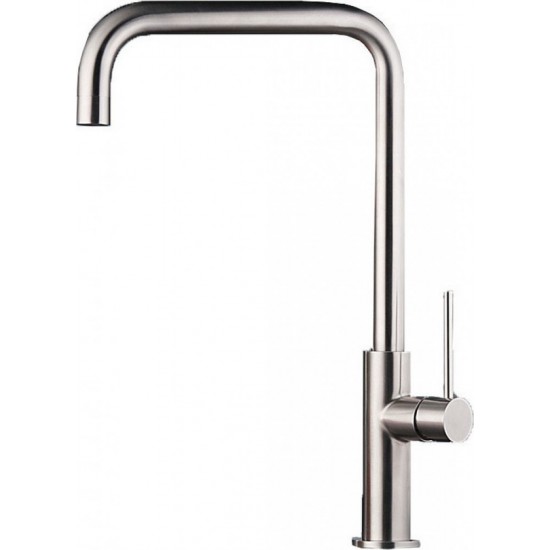 Μπαταρία Κουζίνας Πάγκου Eurorama 702517-111 Inox Με Υψηλό Περιστρεφόμενο Ρουξούνι 