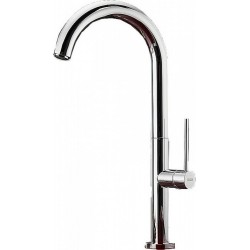 Μπαταρία Κουζίνας Πάγκου Carron Phoenix Tozo 48710-100 Χρωμέ Με Υψηλό Περιστρεφόμενο Ρουξούνι 