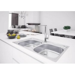 Μπαταρία Κουζίνας Πάγκου Ferro Rapsody Chrome BRY4 Χρωμέ με Περιστρεφόμενο Ρουξούνι Μπαταρία Κουζίνας Πάγκου Ferro Rapsody Chrome BRY4 Χρωμέ με Περιστρεφόμενο Ρουξούνι