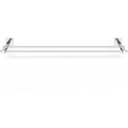 Πετσετοθήκη Μπάνιου Διπλή Ορειχάλκινη Χρωμέ Strong A3-23105 Sanco Τετραγωνισμένη Minimal