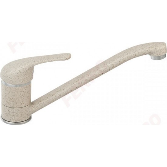 Μπαταρία Κουζίνας Πάγκου Χαμηλή Ferro Freya Granite Sand BFR4S Μπεζ Με Περιστρεφόμενο Ρουξούνι Μπαταρία Κουζίνας Πάγκου Χαμηλή Ferro Freya Granite Sand BFR4S Μπεζ Με Περιστρεφόμενο Ρουξούνι
