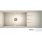 Νεροχύτης Γρανιτένιος Sanitec Ultra Granite 817 116 1B 1D (116x50) Sabbia Βαρέως Τύπου με 1 Μεγάλη Γούρνα και Μαξιλάρι