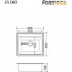 Νεροχύτης Ένθετος Ανοξείδωτος Fortinox Valley 25060-112 60x50 Inox Σαγρέ Νεροχύτης Ένθετος Ανοξείδωτος Fortinox Valley 25060-112 60x50 Inox Σαγρέ