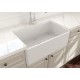 Νεροχύτης Κουζίνας Πορσελάνης Λευκός Bocchi 1138 White Matt 76x46cm Vintage με 1 Μεγάλη Ενιαία Γούρνα Νεροχύτης Κουζίνας Πορσελάνης Λευκός Bocchi 1138 White Matt 76x46cm Vintage με 1 Μεγάλη Ενιαία Γούρνα