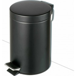 Χαρτοδοχείο Ορειχάλκινο Επιδαπέδιο Geesa Nemox 634-400 Black Matt 3L