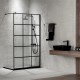 Διαχωριστικό Ντους Devon Iwis Walk In Decor 80cm Χ 200cm Black Matt (Με μαύρες Λεπτομέρειες) Διάφανο Διαχωριστικό Ντους Devon Iwis Walk In Decor 80cm Χ 200cm Black Matt (Με μαύρες Λεπτομέρειες) Διάφανο