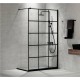 Διαχωριστικό Ντους Devon Iwis Walk In Decor 80cm Χ 200cm Black Matt (Με μαύρες Λεπτομέρειες) Διάφανο Διαχωριστικό Ντους Devon Iwis Walk In Decor 80cm Χ 200cm Black Matt (Με μαύρες Λεπτομέρειες) Διάφανο