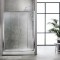 Καμπίνα Ντουζιέρας Tema Zen Ευθύγραμμη Με Διπλά Φύλλα Διάφανη 150Χ180cm NT150 με Κρύσταλλο Ασφαλείας με Χρωμέ Πλαίσιο